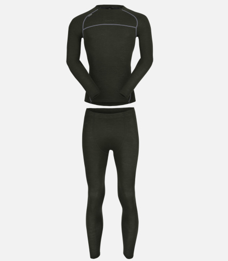 Sous-vêtements chauds laine Mérinos haut + caleçon