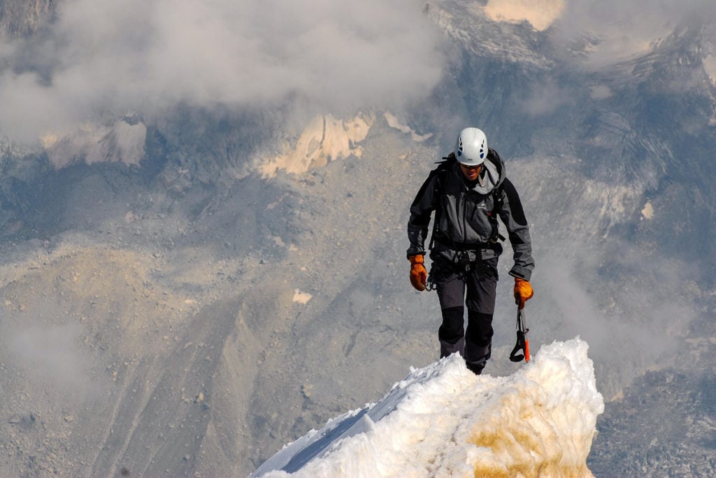 S'habiller pour faire le Mont Blanc : vêtements 3 couches résistants à l'abrasion