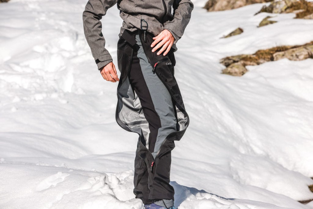Se protéger de la pluie en randonnée : Advanced Pant - surpantalon imperméable avec double zip intégral